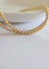  golden crystal swarovski pearl necklace