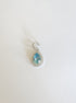 Swarovski crystal aquamarine drop charm