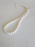 Fresh water basic pearl necklace